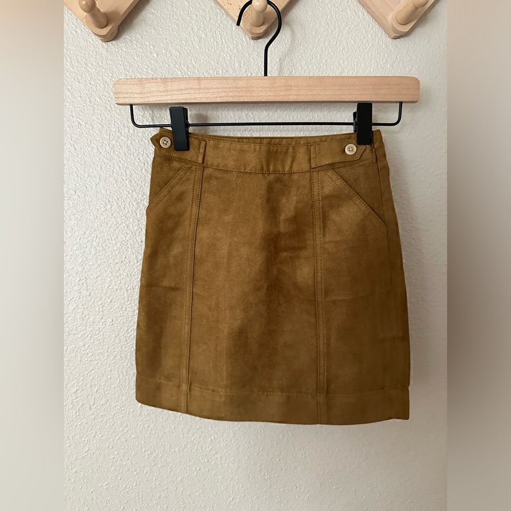 BR Banana Republic Toddler Vegan Suede Skirt Sz 4-5